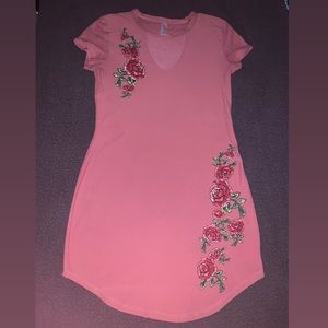 Pink Rose Dress
